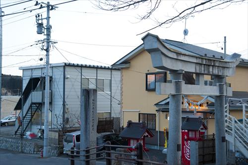2015年2月：町は復興に向けてかさ上げされ始めたばかり（山田町）