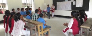 バングラデシュ農村部での啓発セッション