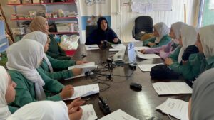 校長先生とのディスカッションの様子