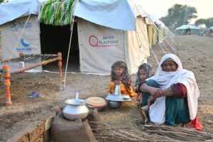 手作りの調理場