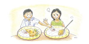 参加者が10名集まる度に、イラストが絵本形式で変化していきます©Minami Nakaya/KnK